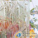 4mm-5mm bamboo pattens glass